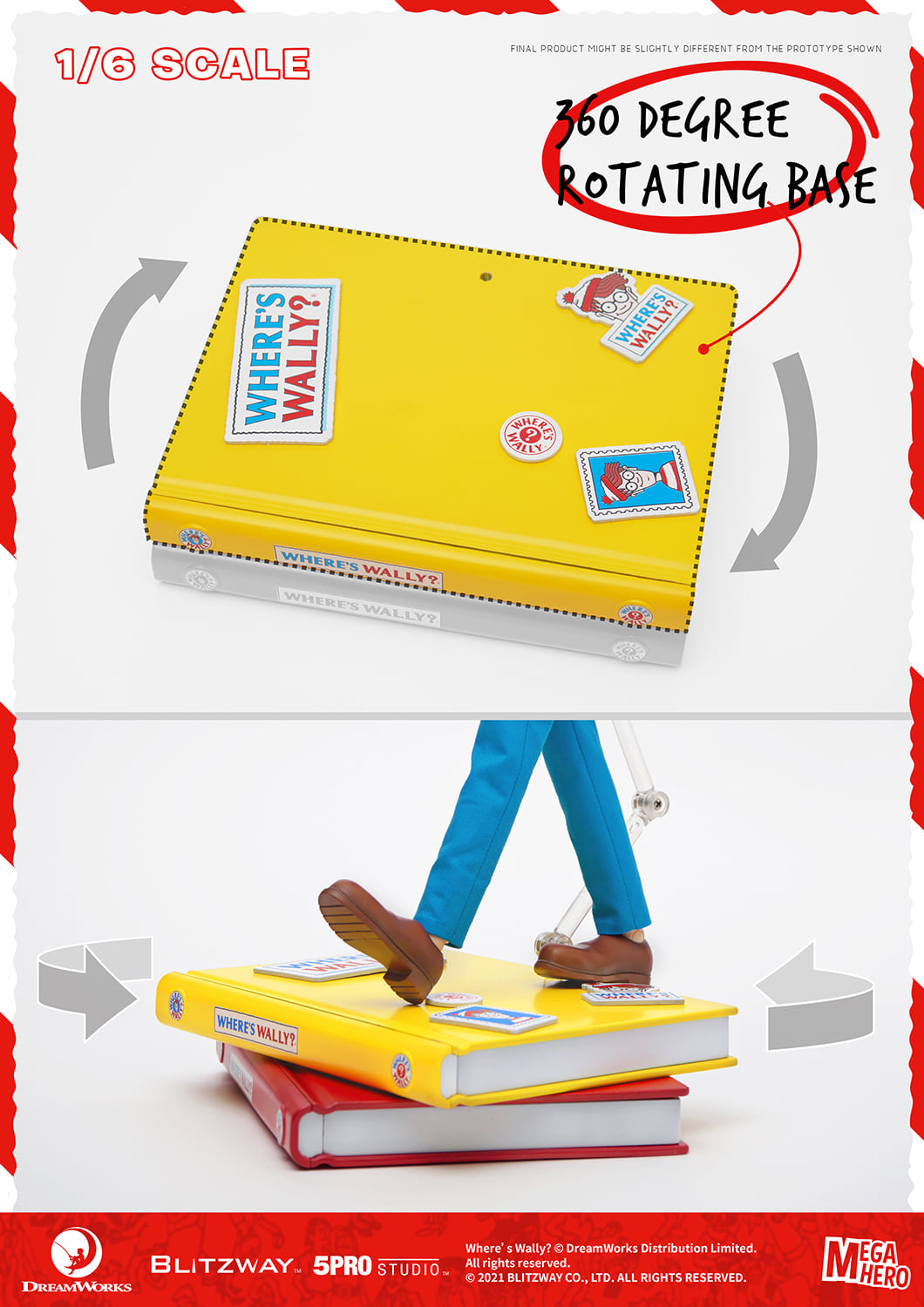 Pedido Figura Wally - Where´s Waldo? marca Blitzway 5PRO-MG-20301 escala 1/6