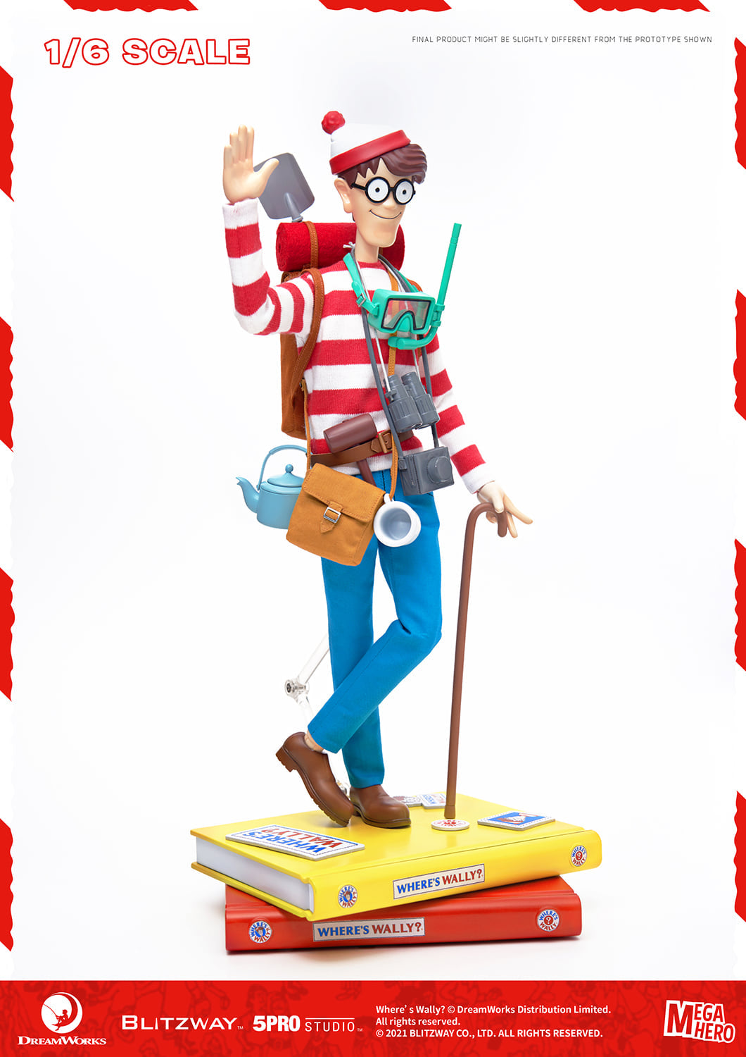 Pedido Figura Wally - Where´s Waldo? marca Blitzway 5PRO-MG-20301 escala 1/6
