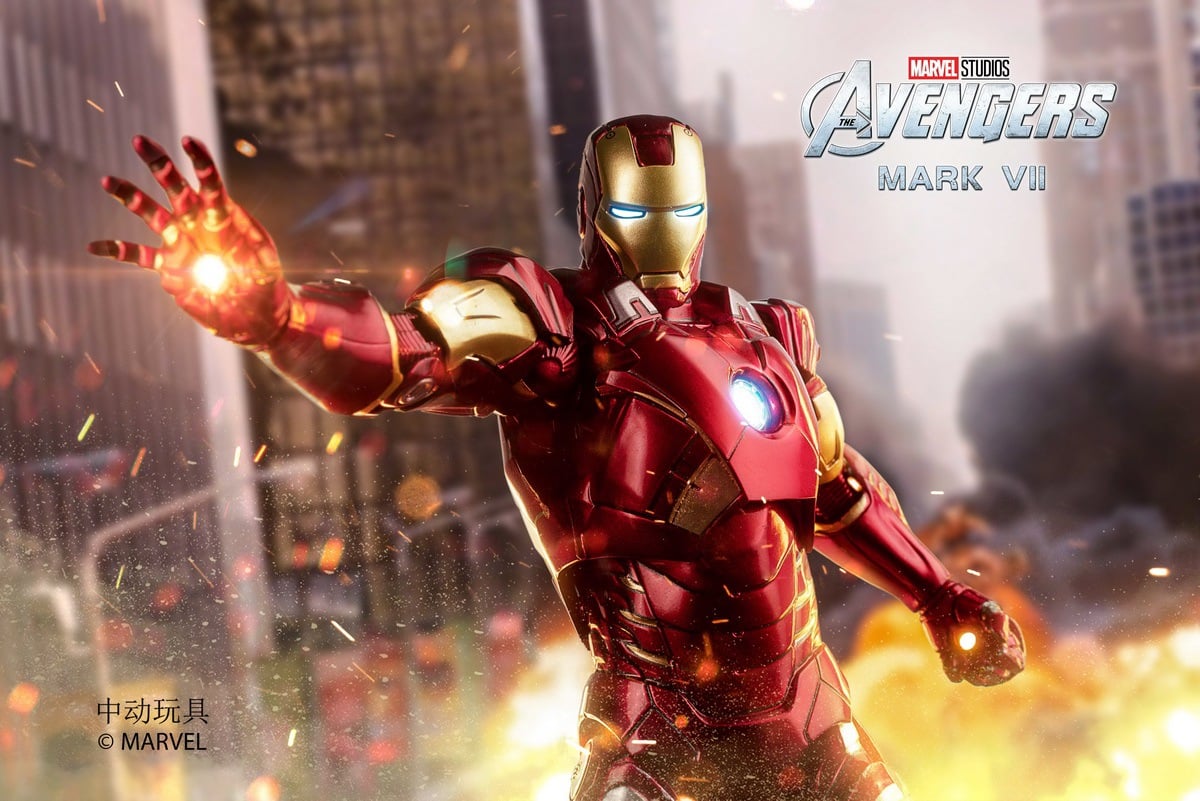 Pedido Figura Iron Man Mark VII Avengers marca ZD Toys escala pequeña 1/10 (18 cm)