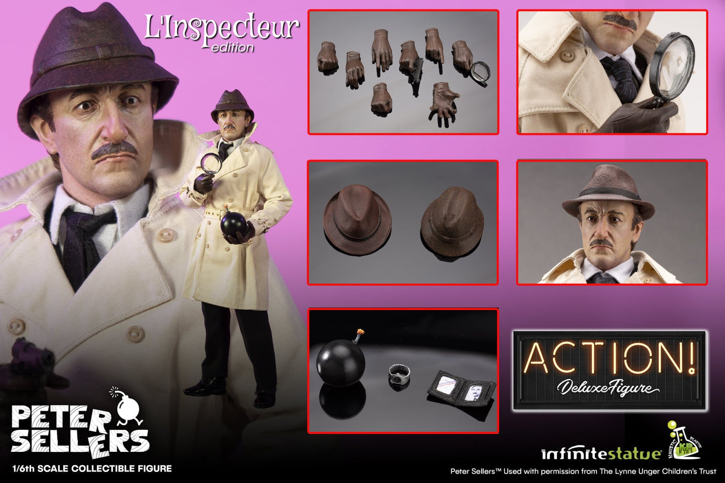 Pedido Figura Peter Sellers (L'Inspecteur version) marca Kaustic Plastik escala 1/6 (BACK ORDER)