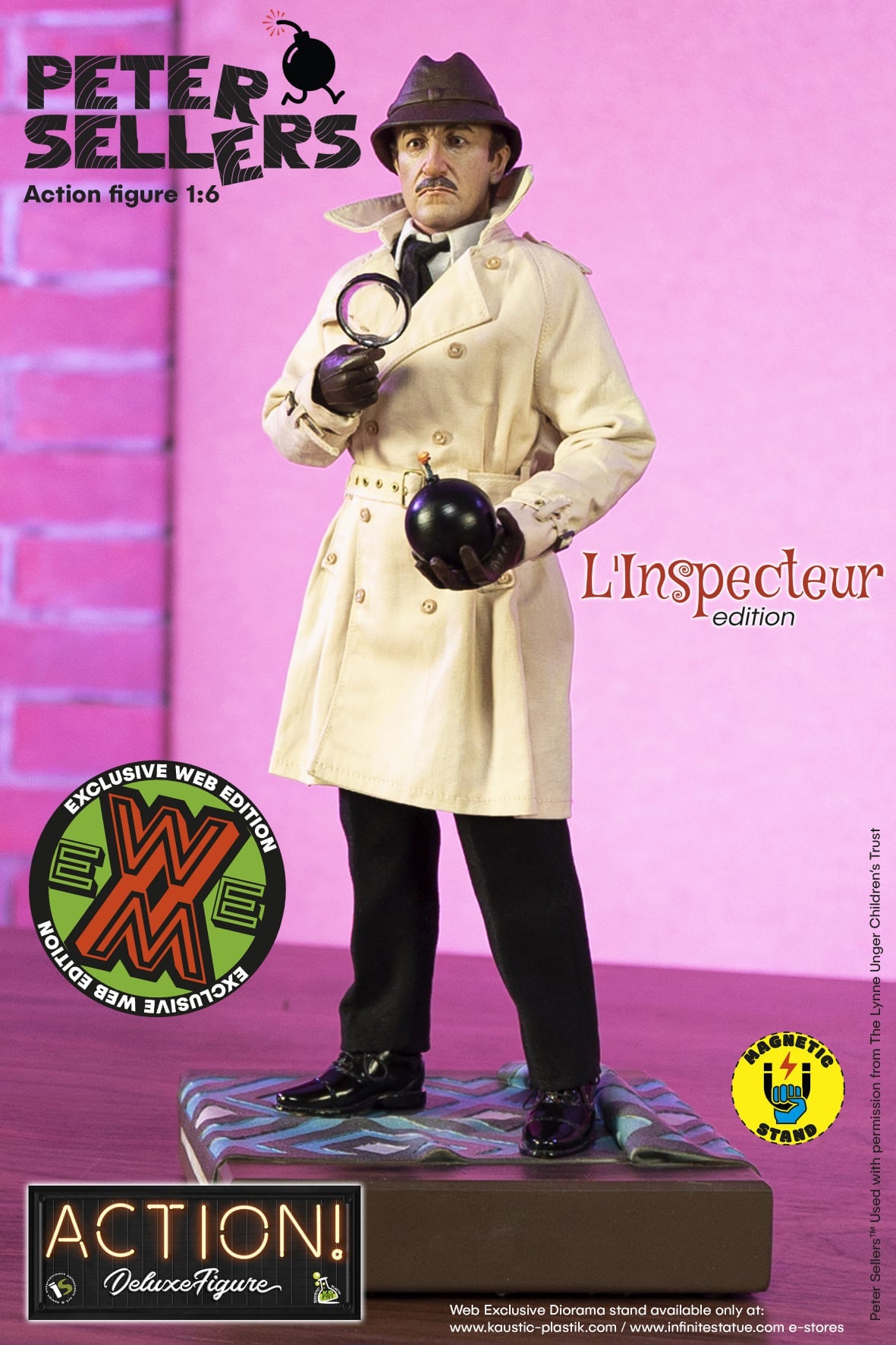 Pedido Figura Peter Sellers (L'Inspecteur version) marca Kaustic Plastik escala 1/6 (BACK ORDER)