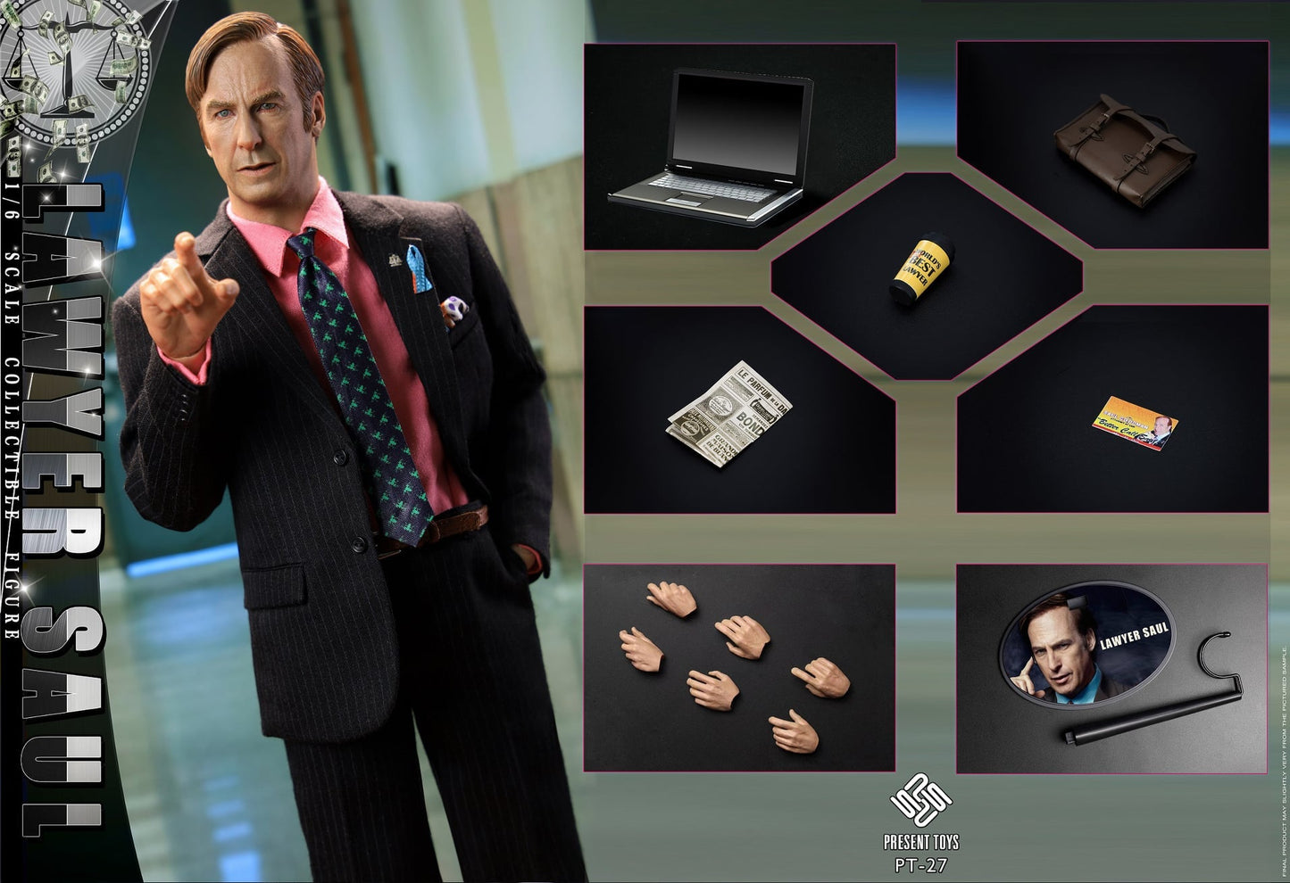 Pedido Figura The Lawyer marca Present Toys PT-27 escala 1/6