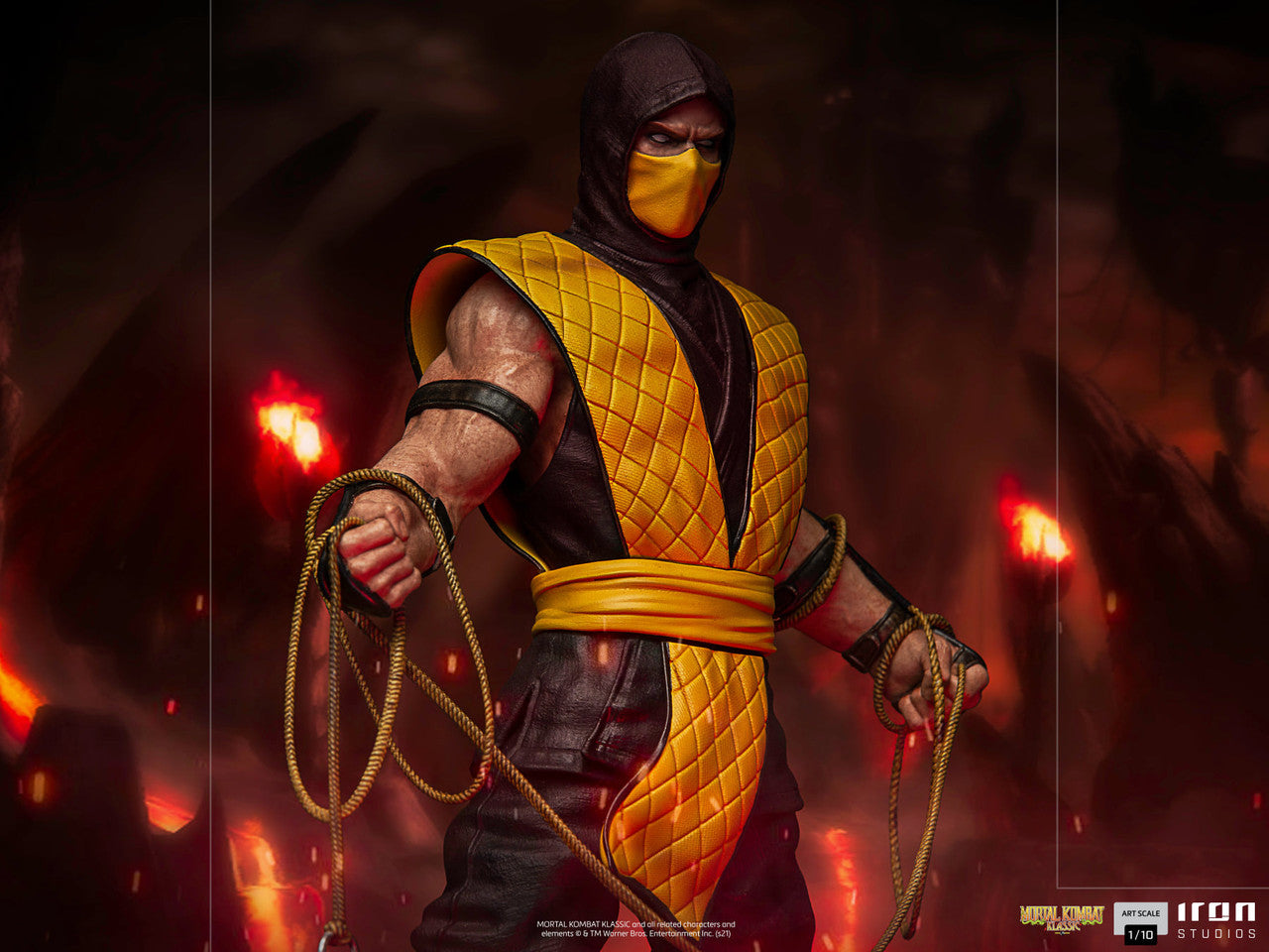 Pedido Estatua Scorpion- Mortal Kombat marca Iron Studios escala de arte 1/10