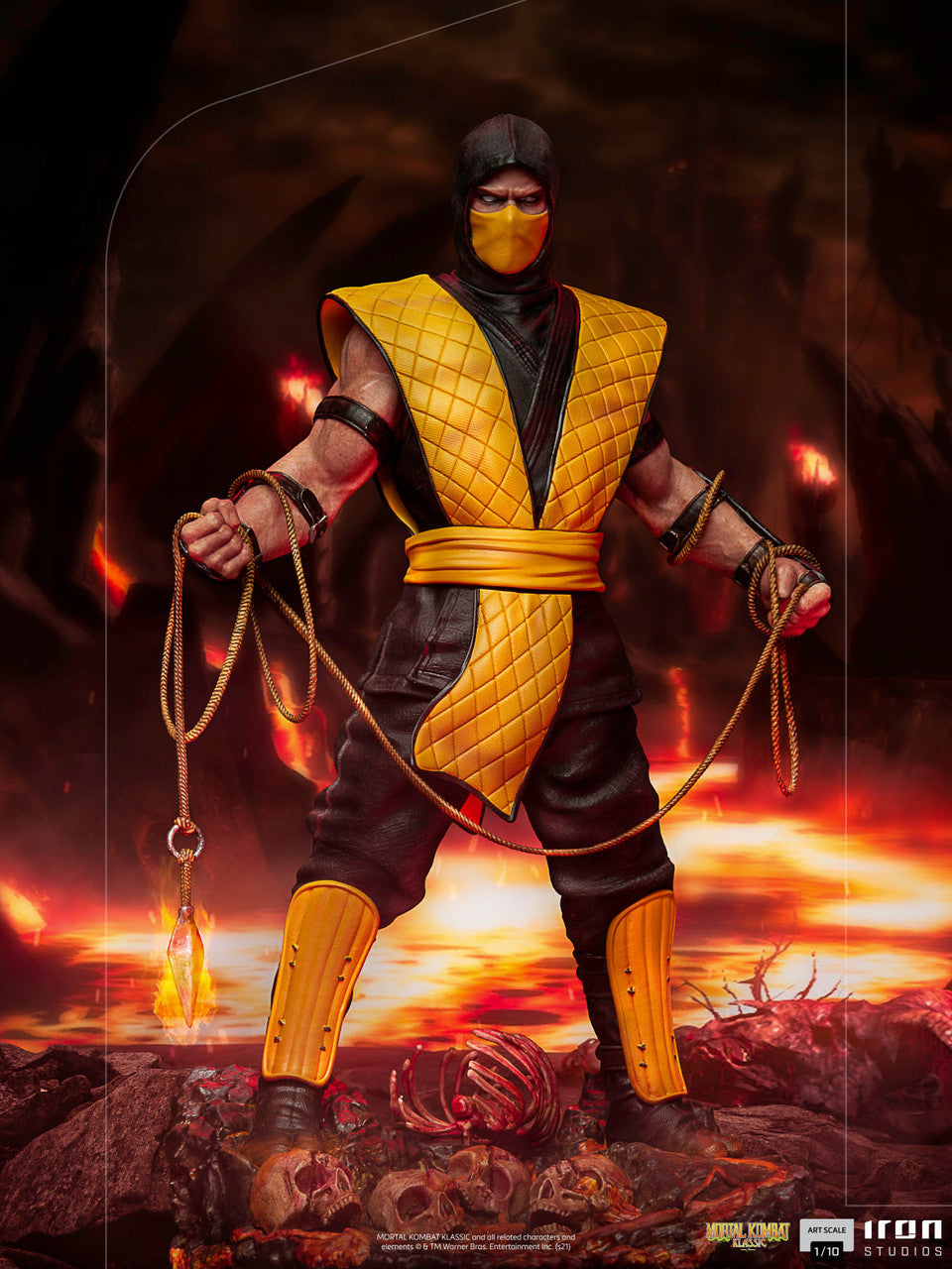 Pedido Estatua Scorpion- Mortal Kombat marca Iron Studios escala de arte 1/10