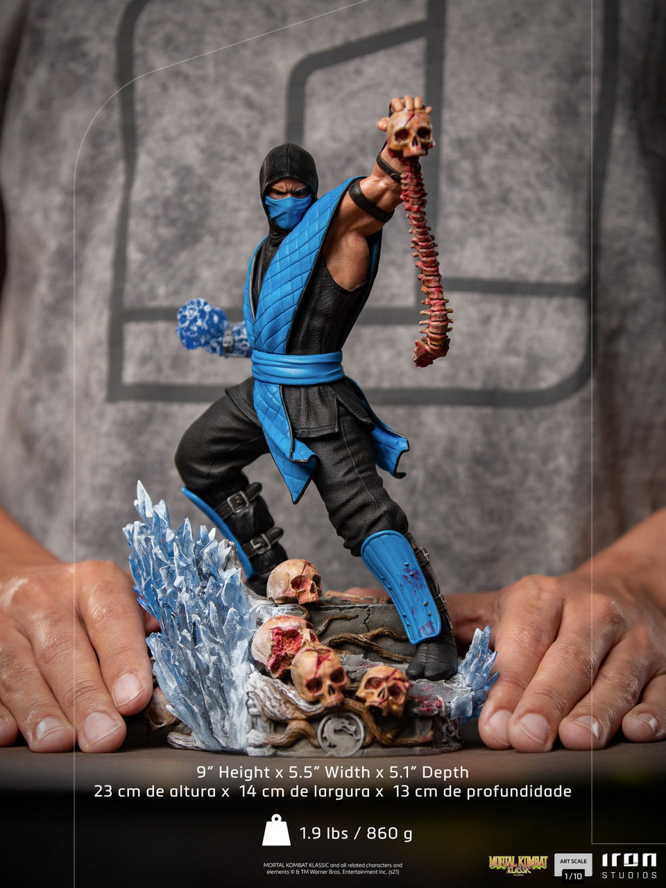 Pedido Estatua Sub-Zero - Mortal Kombat marca Iron Studios escala de arte 1/10