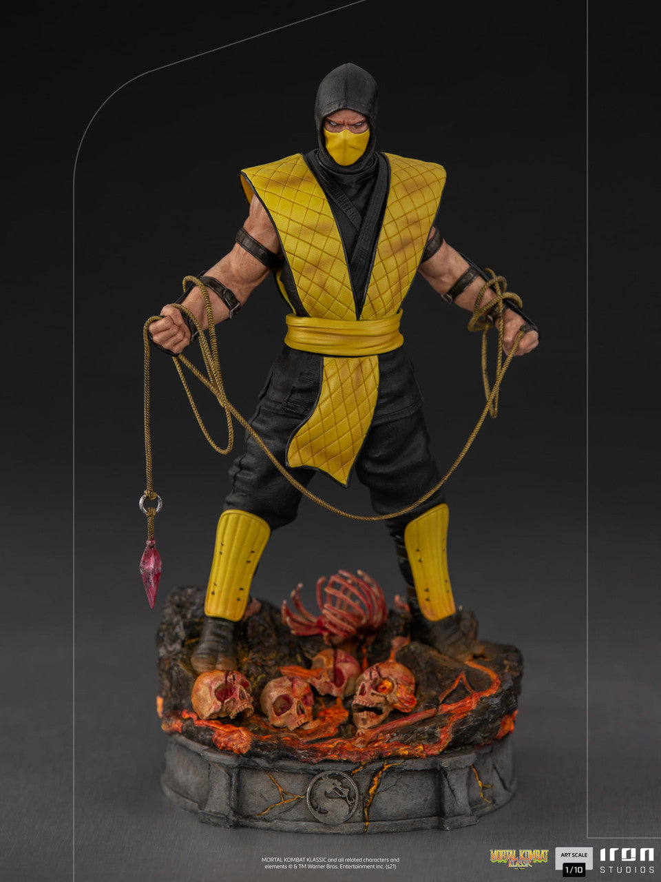 Pedido Estatua Scorpion- Mortal Kombat marca Iron Studios escala de arte 1/10