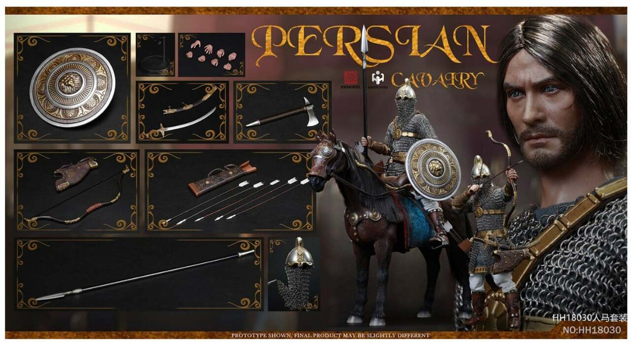 Pedido Figura Persian Cavalry con Caballo - Imperial Legion marca HaoYuToys HH18030 escala 1/6