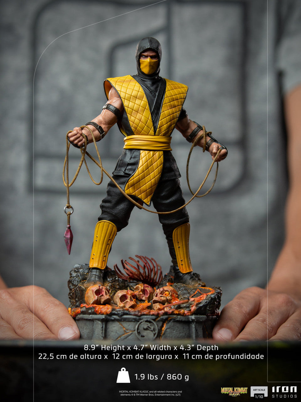 Pedido Estatua Scorpion- Mortal Kombat marca Iron Studios escala de arte 1/10