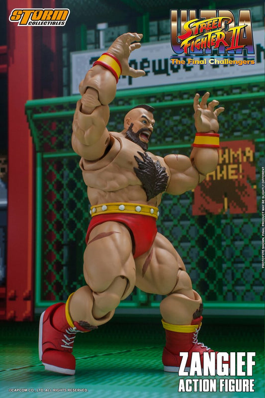 Pedido Figura Zangief - Ultra Street Fighter II : The Final Challengers marca Storm Collectibles escala pequeña 1/12