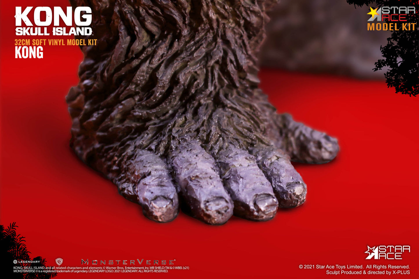 Figura Kong Skull Island marca Star Ace y X-PLUS (32 cm)
