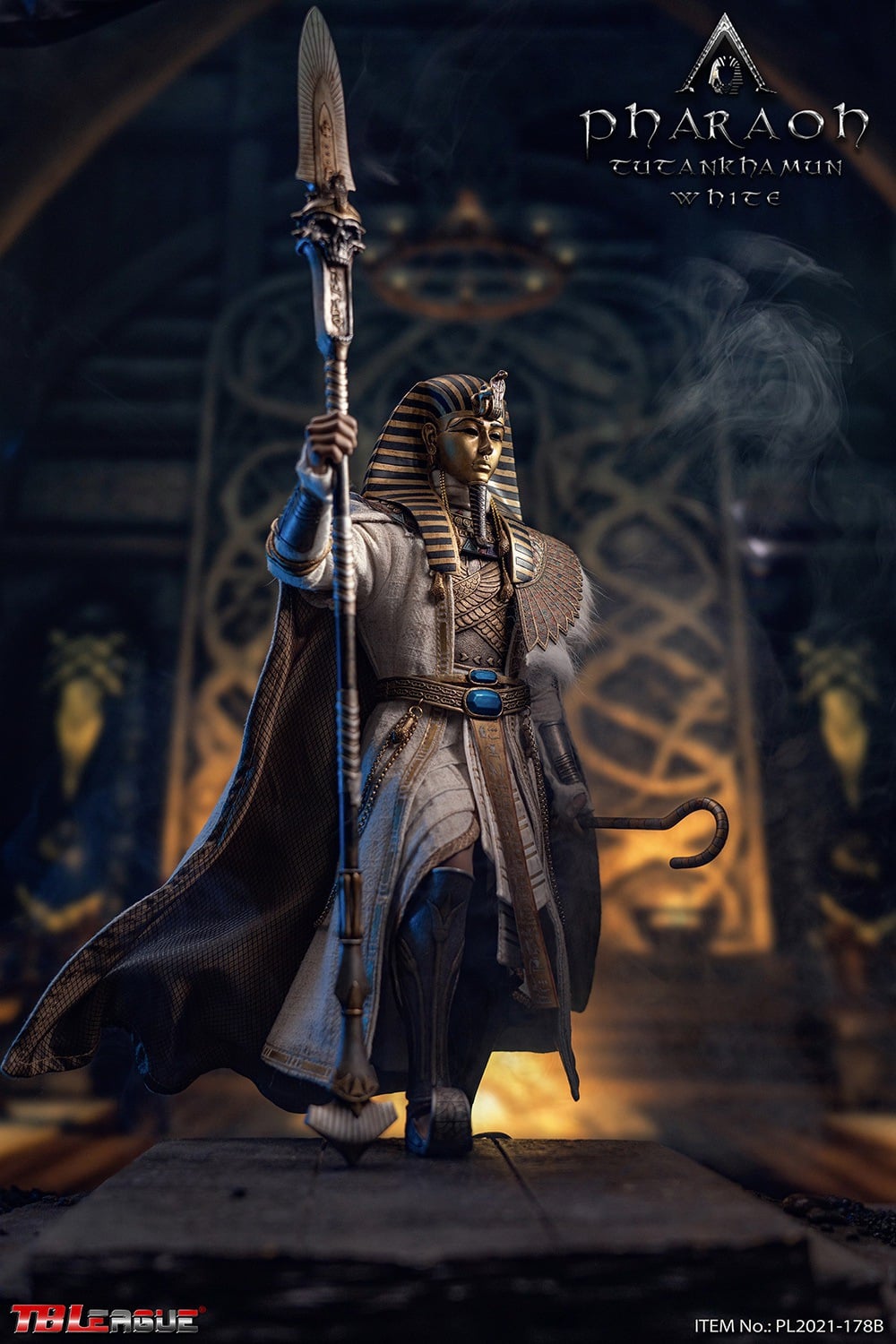 Pedido Figura Pharaoh Tutankhamun (versión White) marca TBLeague PL2021-178B escala 1/6
