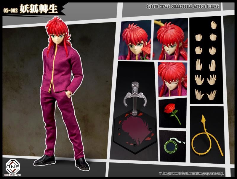 Pedido Figura Yu Yu Hakusho - Yoko Kurama marca One Sh ot Toys OS-002 escala pequeña 1/12