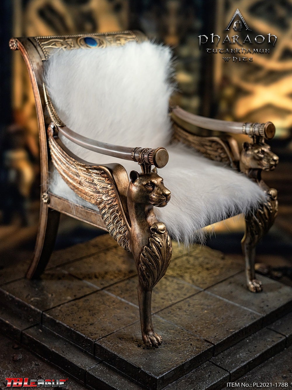 Pedido Figura Pharaoh Tutankhamun (versión White) marca TBLeague PL2021-178B escala 1/6