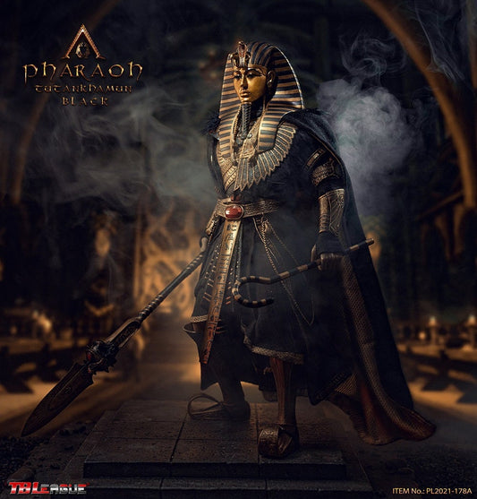 Pedido Figura Pharaoh Tutankhamun (versión Black) marca TBLeague PL2021-178A escala 1/6