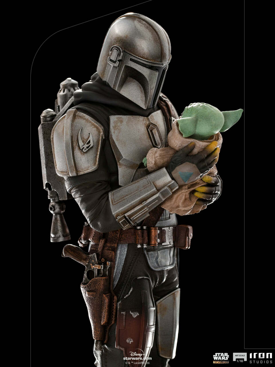 Pedido Estatua Mandalorian & Grogu - The Mandalorian marca Iron Studios BDS escala de arte 1/10