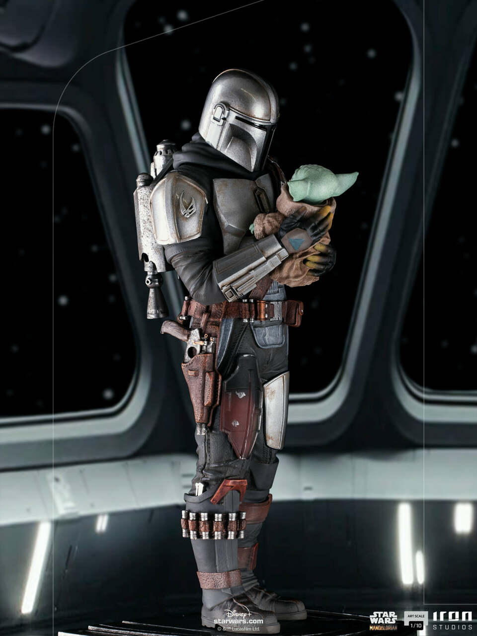 Pedido Estatua Mandalorian & Grogu - The Mandalorian marca Iron Studios BDS escala de arte 1/10