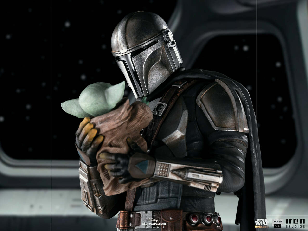 Pedido Estatua Mandalorian & Grogu - The Mandalorian marca Iron Studios BDS escala de arte 1/10