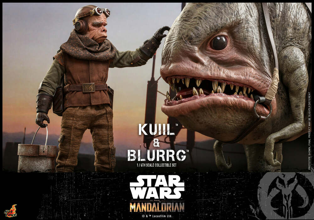 Pedido Figuras Kuiil & Blurrg set - Star Wars: The Mandalorian marca Hot Toys TMS049 escala 1/6