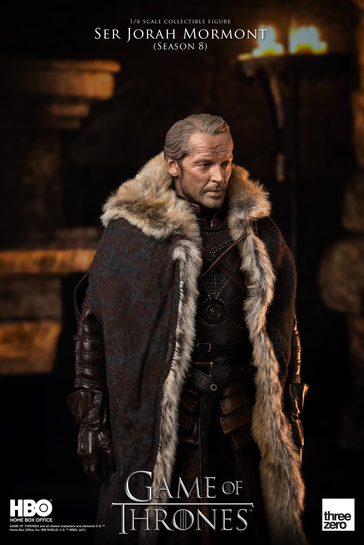 Pedido Figura Ser Jorah Mormont - Game of Thrones Season 8 marca Threezero 3Z0141 escala 1/6
