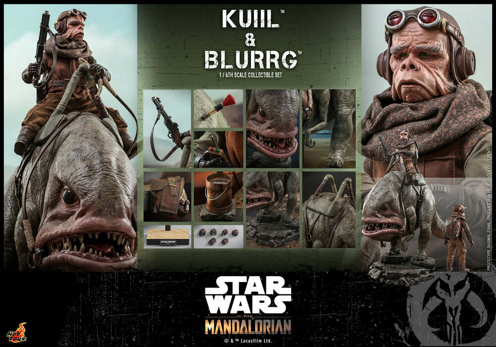 Pedido Figuras Kuiil & Blurrg set - Star Wars: The Mandalorian marca Hot Toys TMS049 escala 1/6
