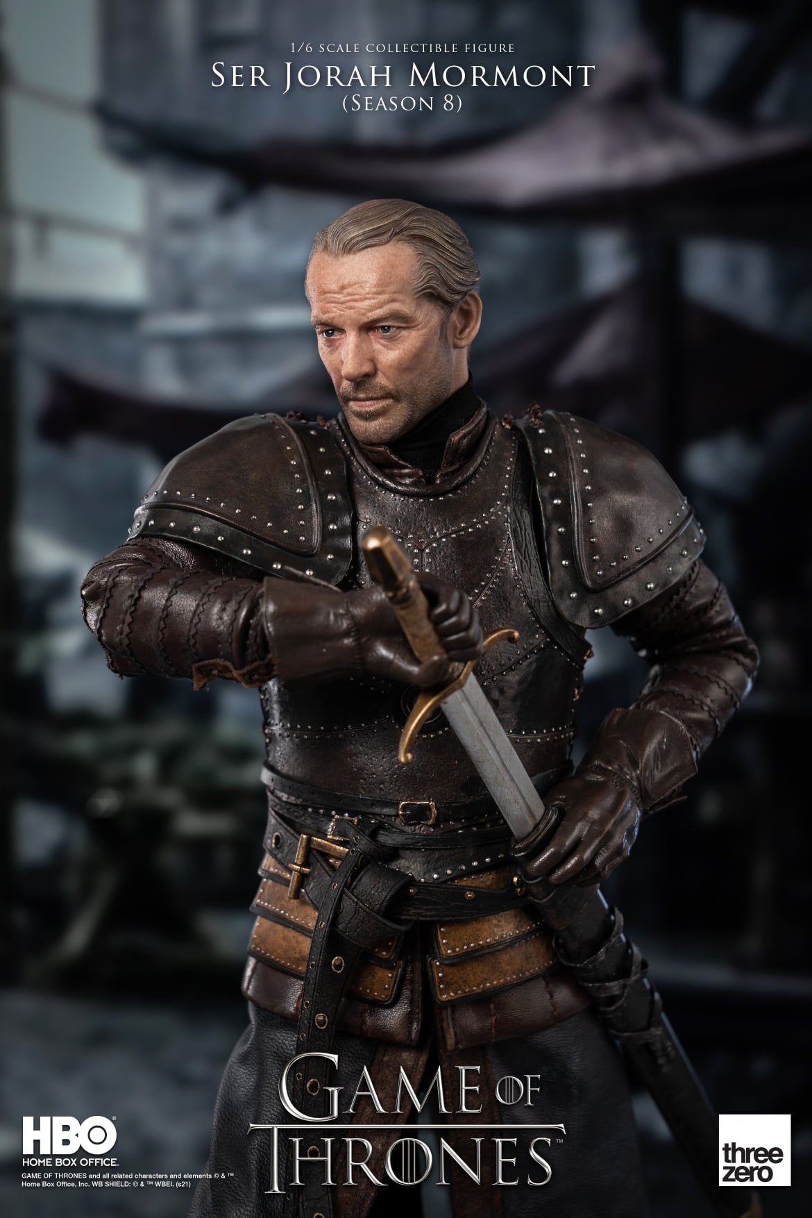 Pedido Figura Ser Jorah Mormont - Game of Thrones Season 8 marca Threezero 3Z0141 escala 1/6