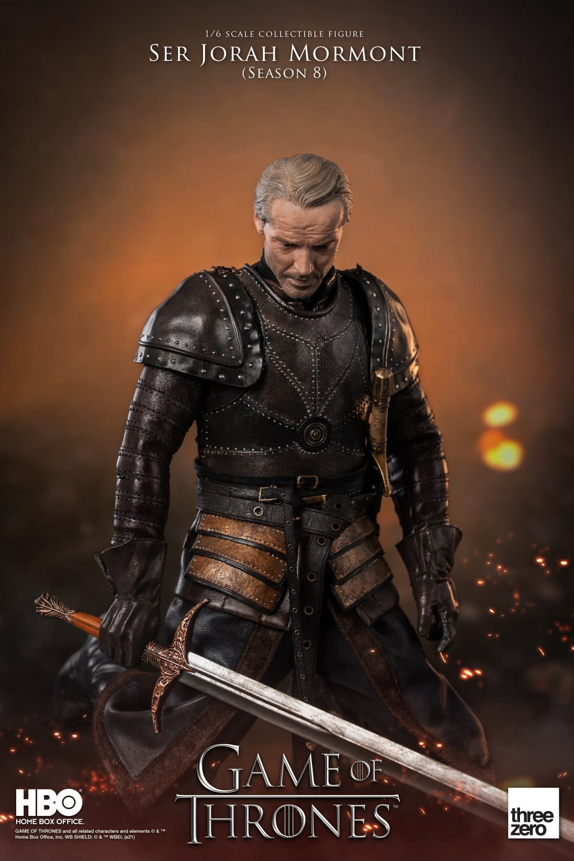 Pedido Figura Ser Jorah Mormont - Game of Thrones Season 8 marca Threezero 3Z0141 escala 1/6