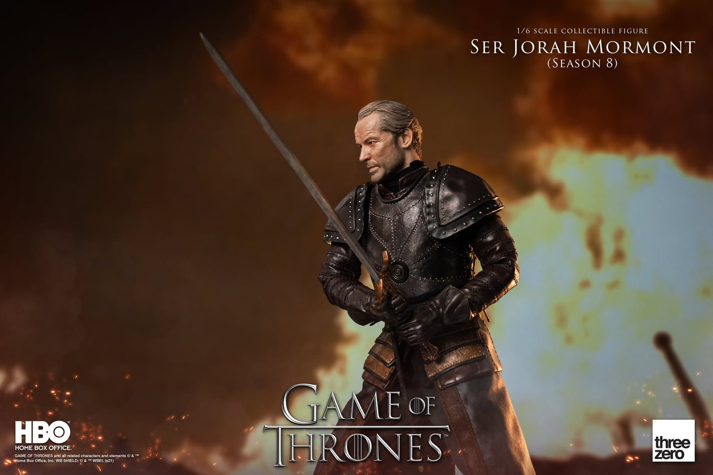 Pedido Figura Ser Jorah Mormont - Game of Thrones Season 8 marca Threezero 3Z0141 escala 1/6