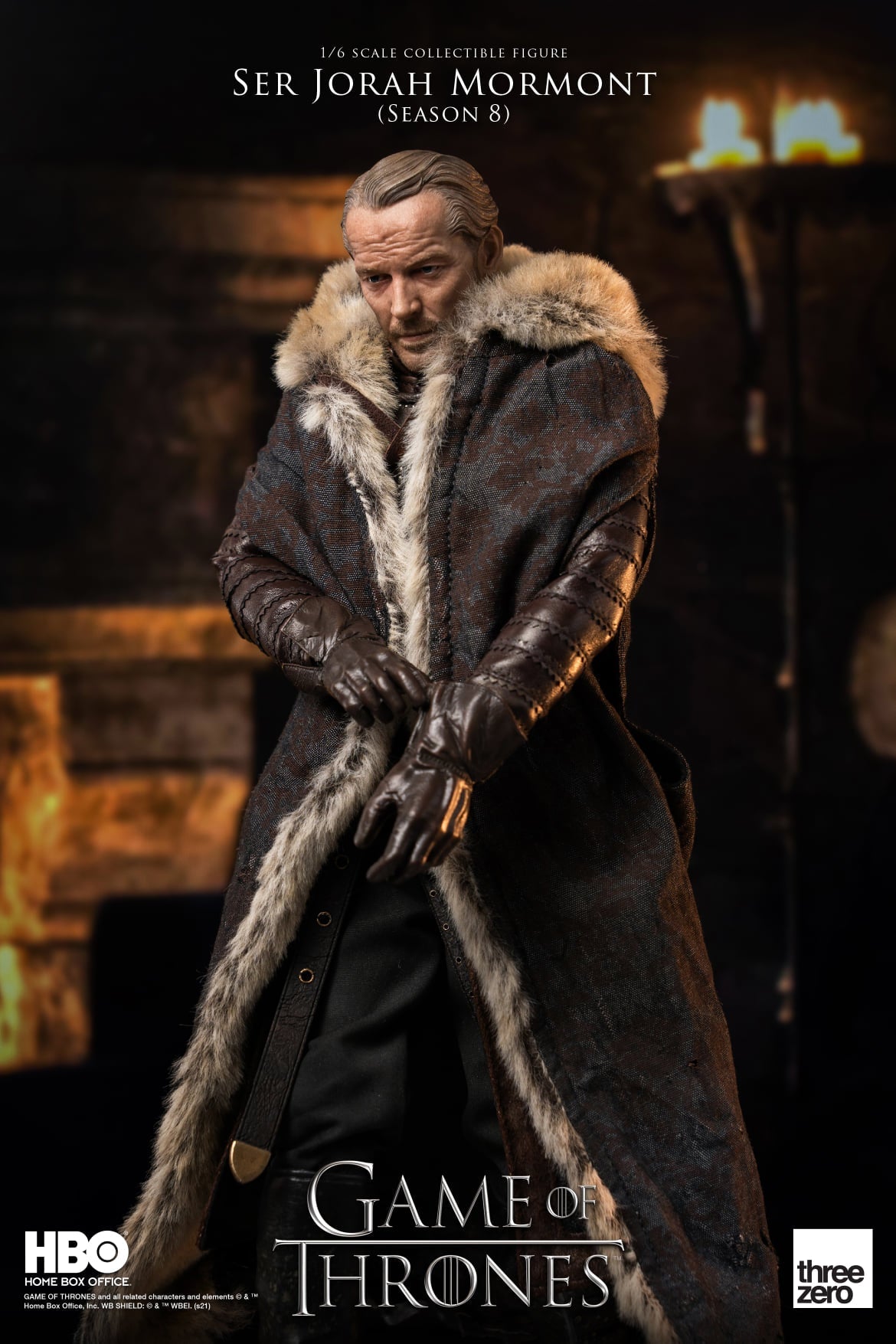 Pedido Figura Ser Jorah Mormont - Game of Thrones Season 8 marca Threezero 3Z0141 escala 1/6