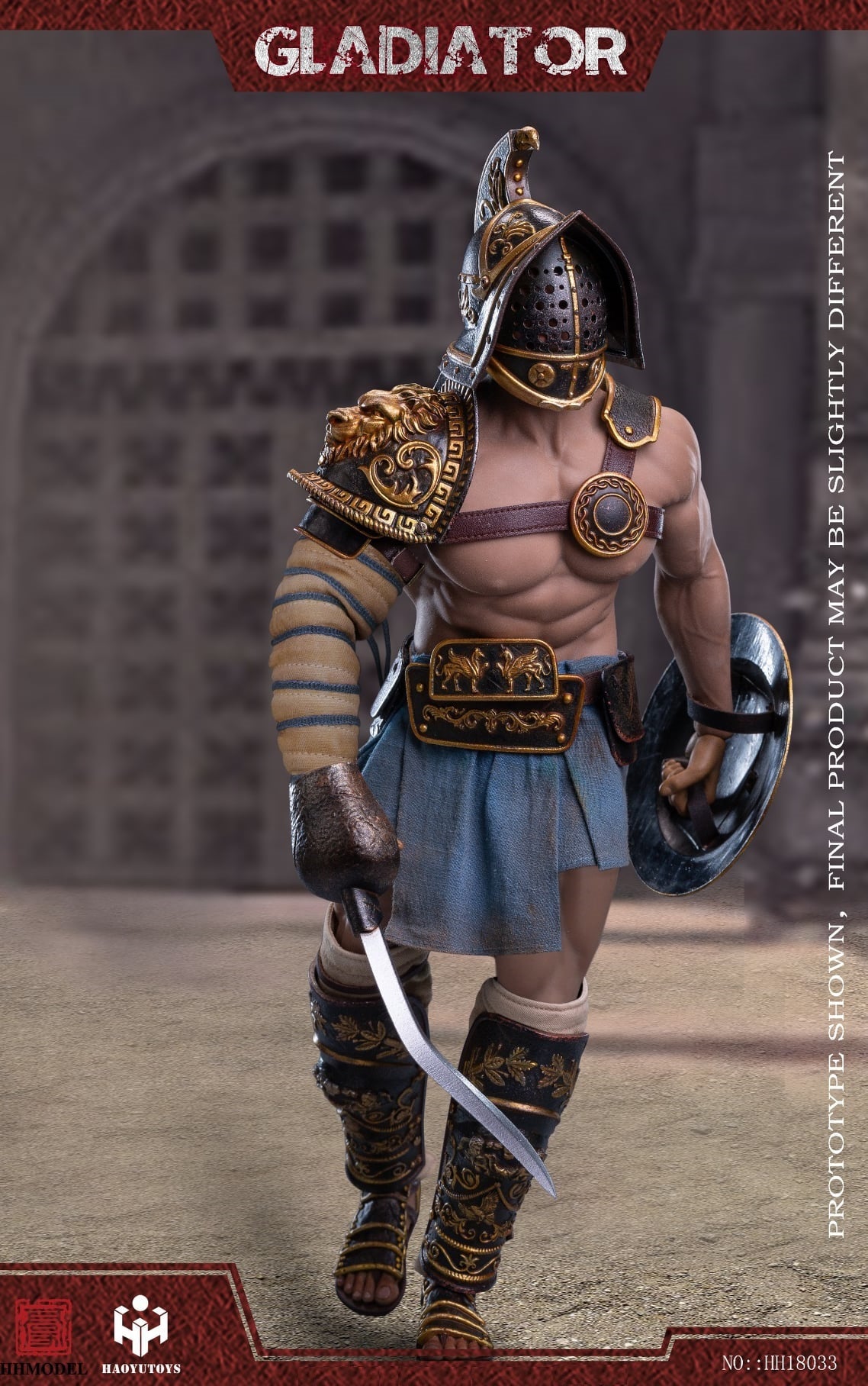 Pedido Figura Gladiator Hoplomachus marca HaoyuToys HH18033 escala 1/6