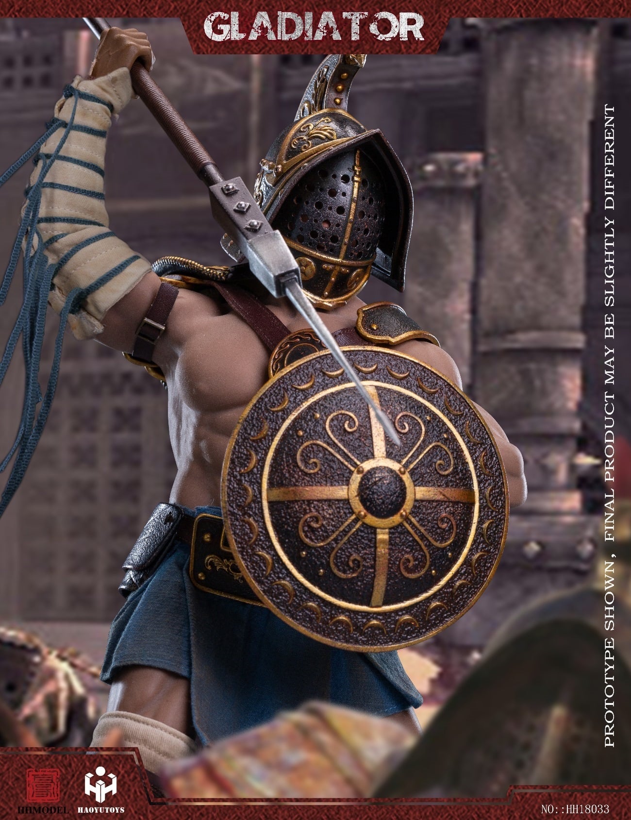 Pedido Figura Gladiator Hoplomachus marca HaoyuToys HH18033 escala 1/6