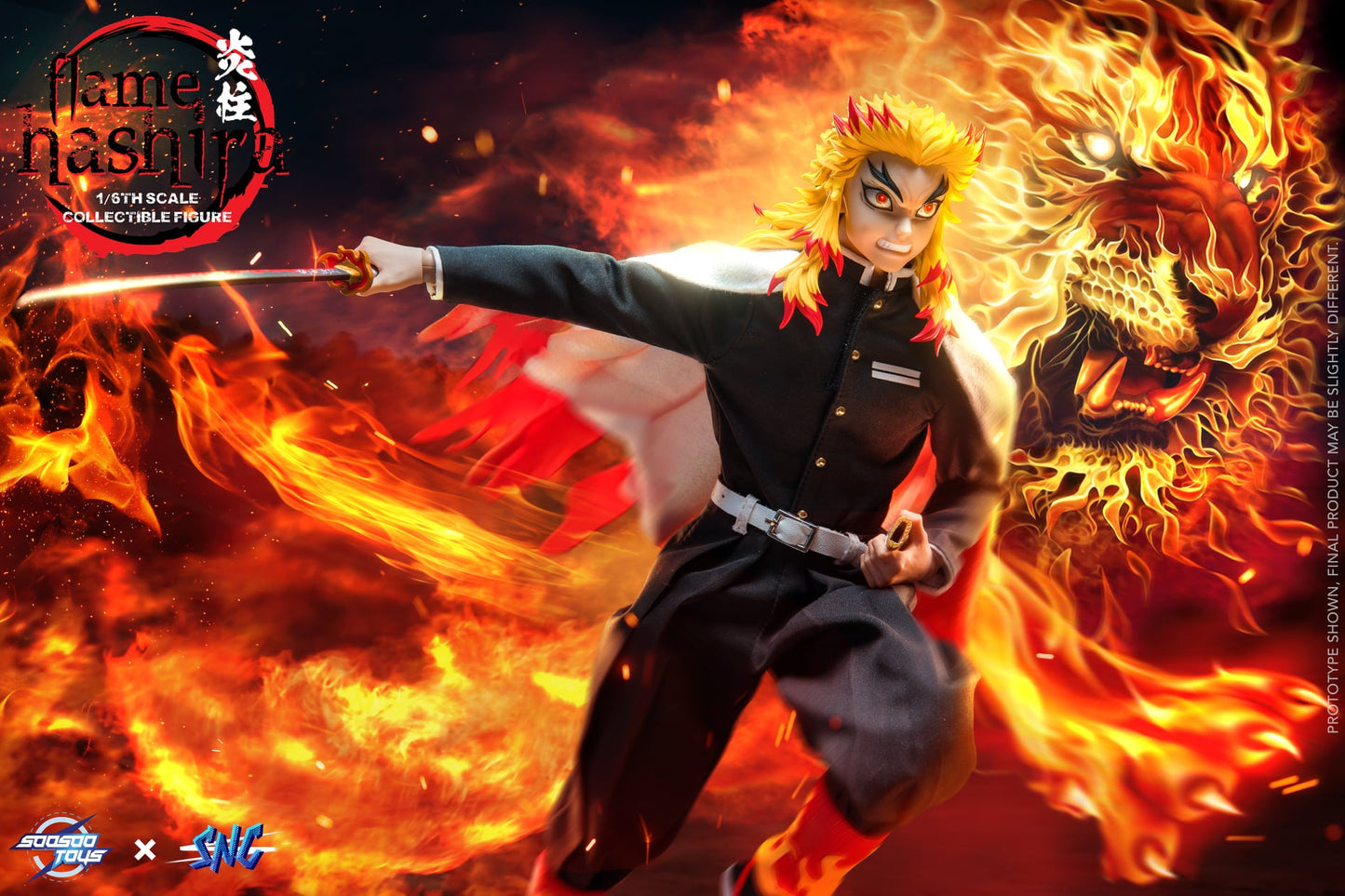 Pedido Figura Flame Hashira marca Soosootoys x SNC SC-001 escala 1/6