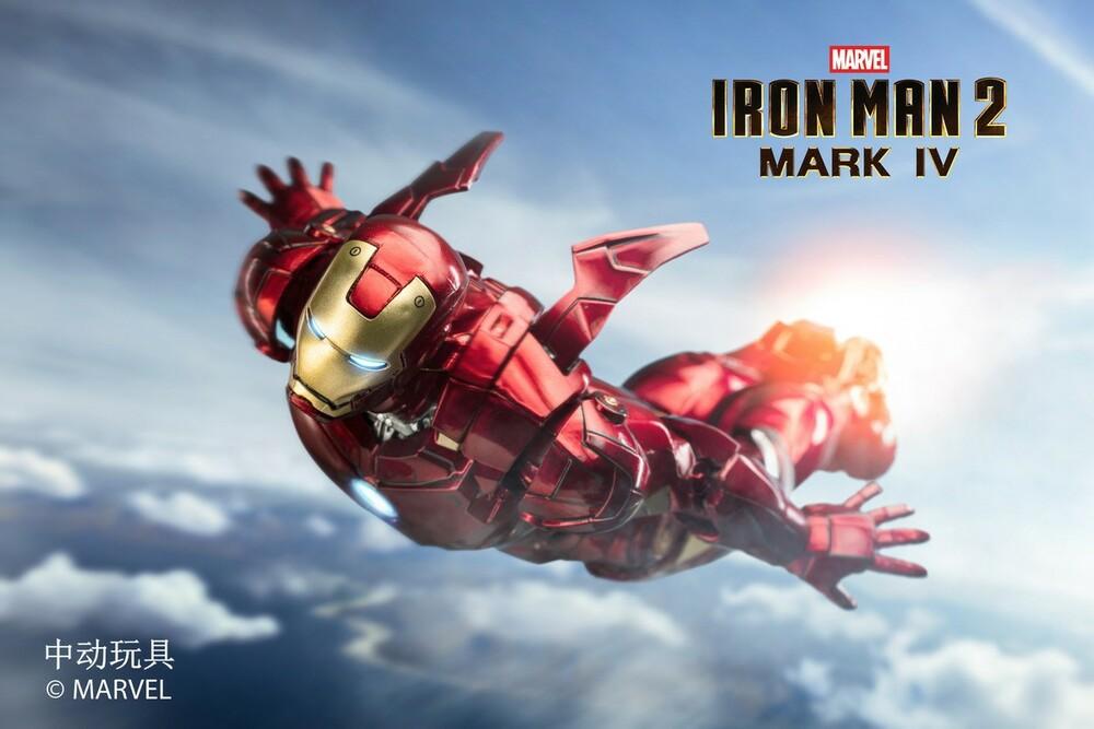 Pedido Figura Iron Man 2 Mark IV (versión LED) marca ZD Toys escala pequeña 1/10 (18 cm)