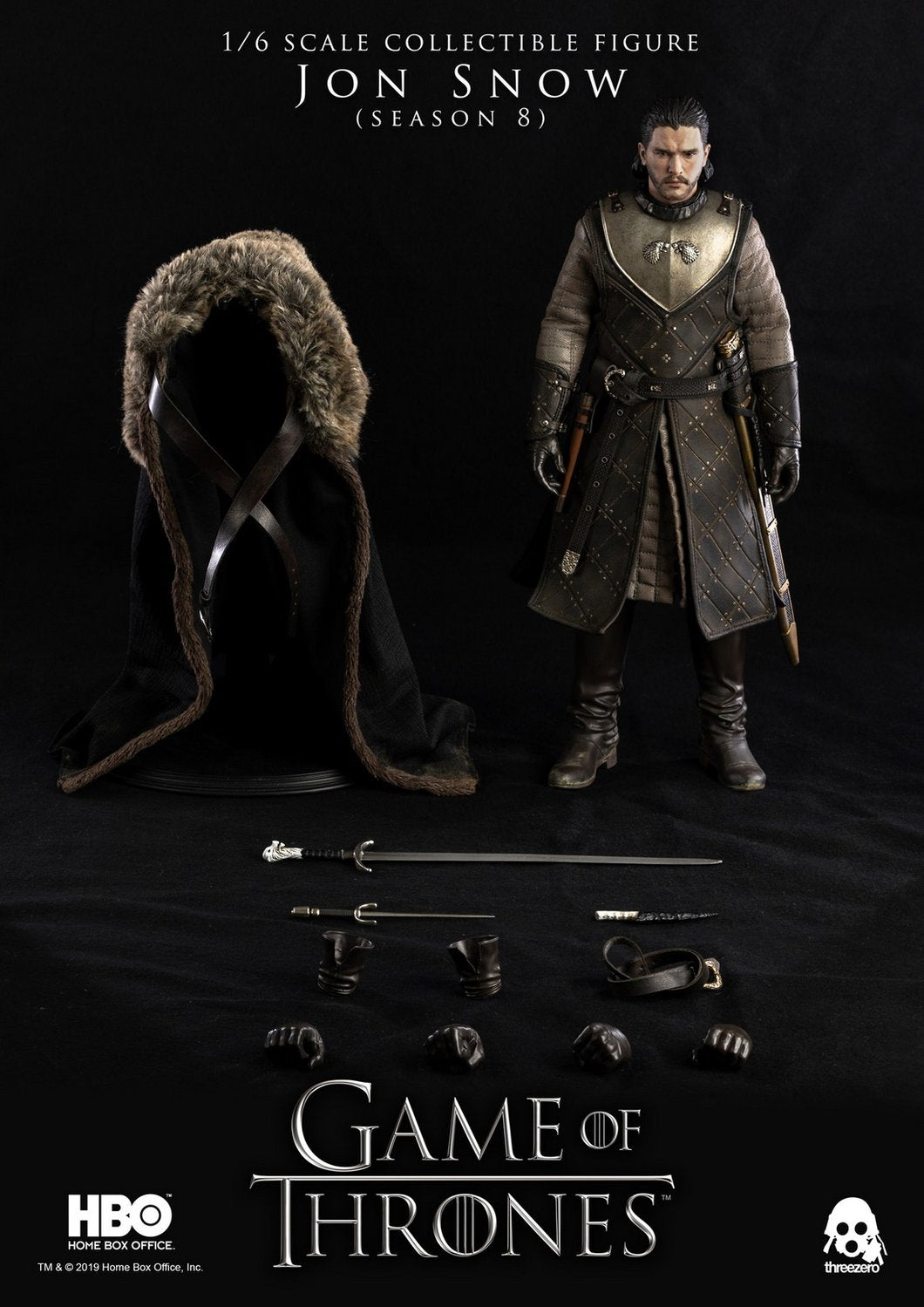 Pedido Figura Jon Snow - Game of Thrones Season 8 marca Threezero 3Z0101 escala 1/6