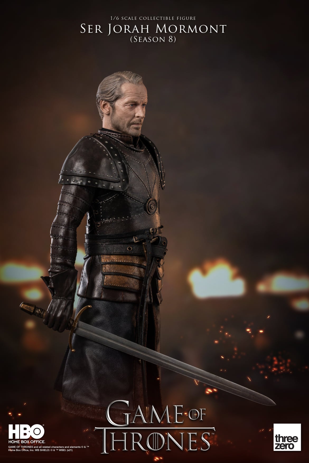 Pedido Figura Ser Jorah Mormont - Game of Thrones Season 8 marca Threezero 3Z0141 escala 1/6
