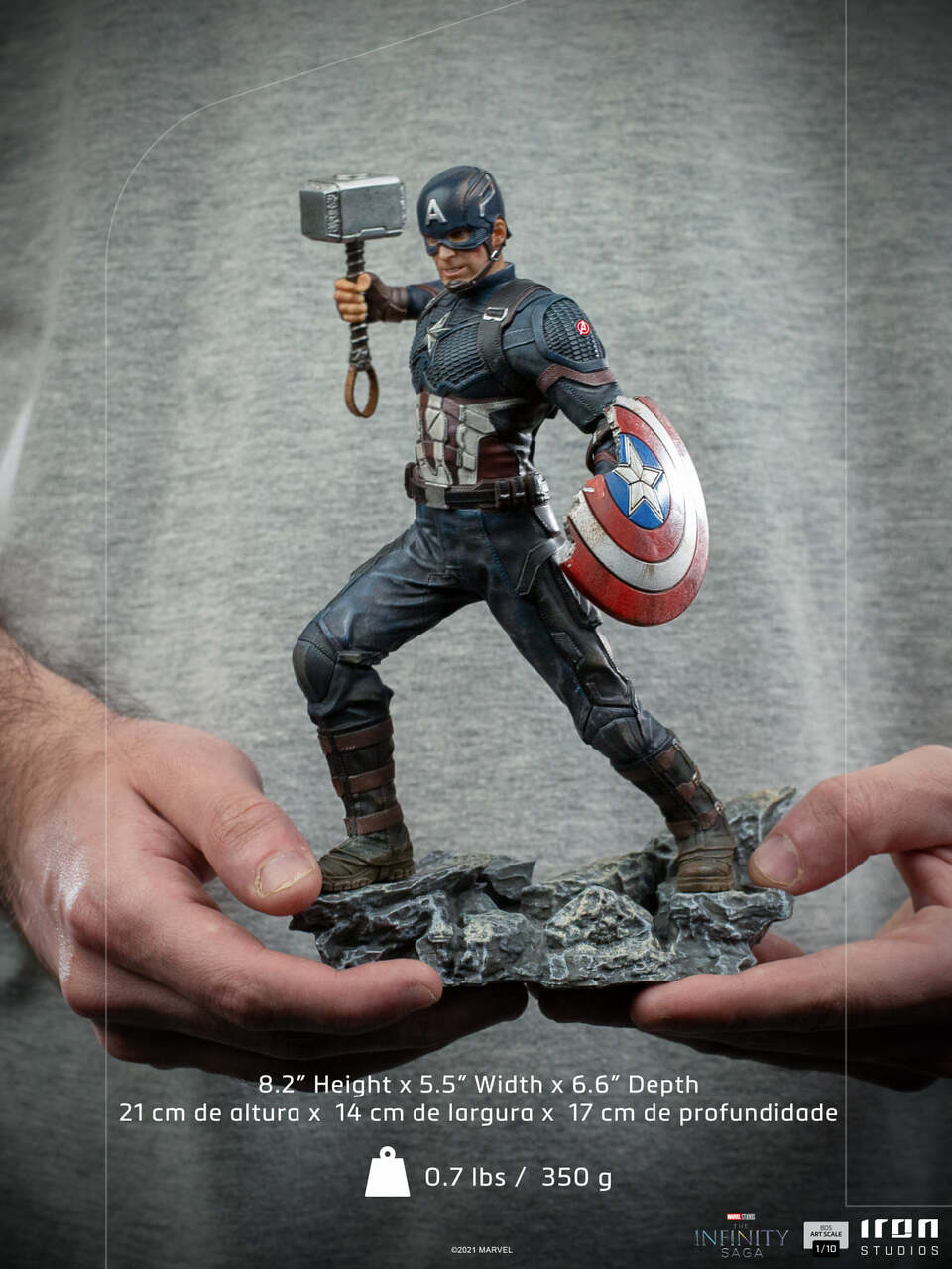 Pedido Estatua Captain America Ultimate - The Infinity Saga - Avengers: Endgame marca Iron Studios BDS escala de arte 1/10