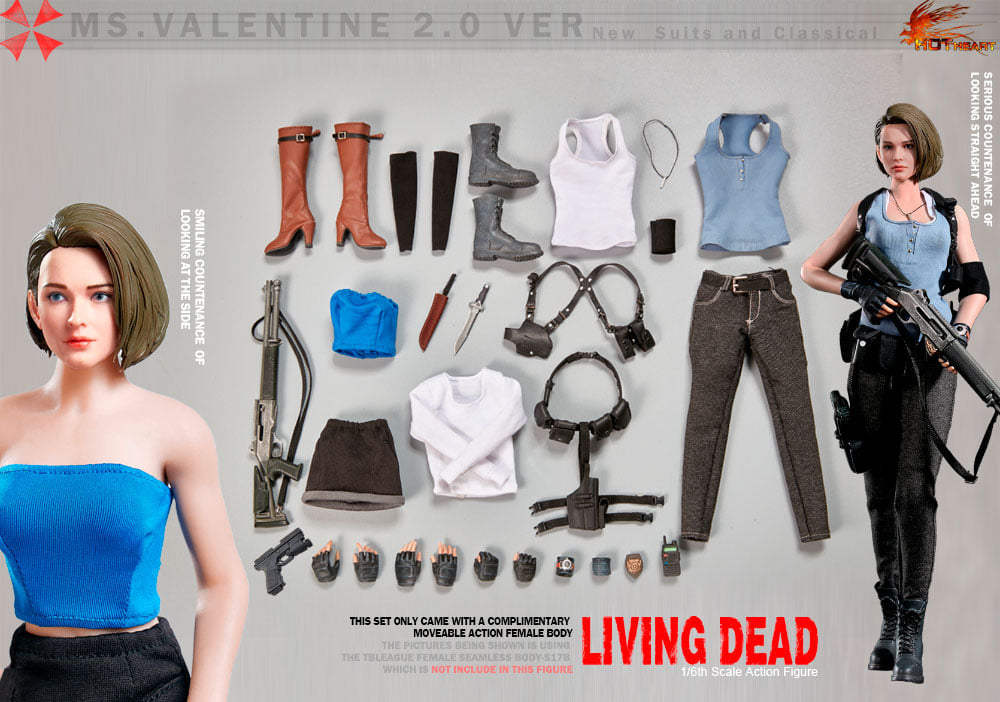 Pedido Figura Ms. Valentine 2.0 marca Hot Heart FD009C escala 1/6