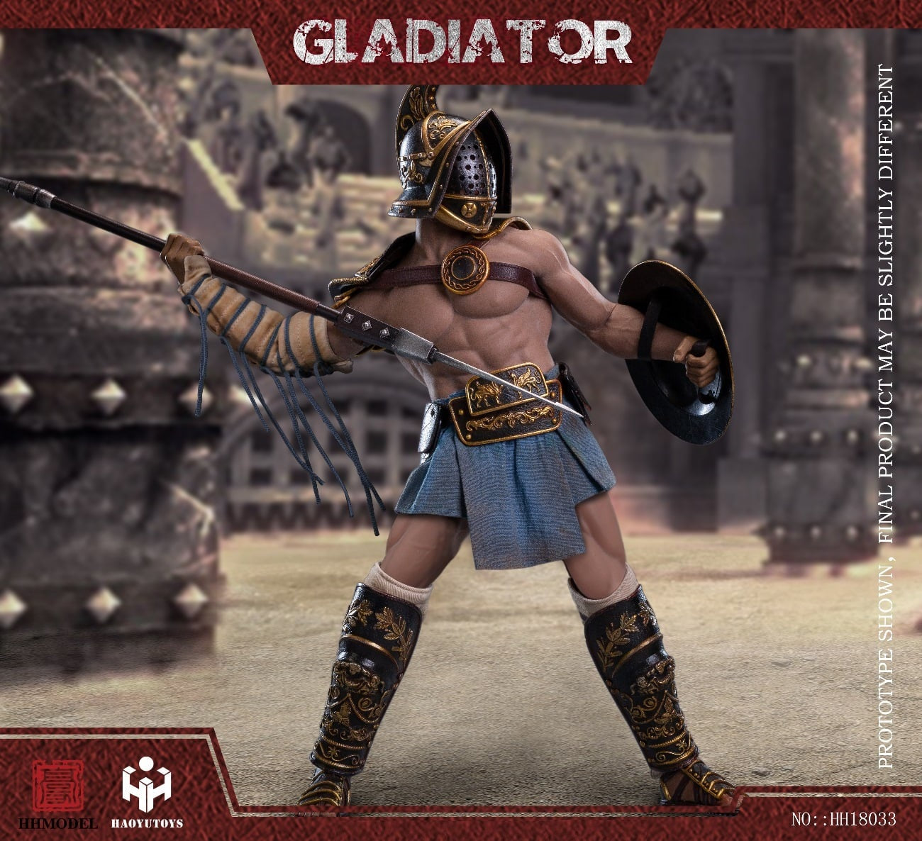Pedido Figura Gladiator Hoplomachus marca HaoyuToys HH18033 escala 1/6