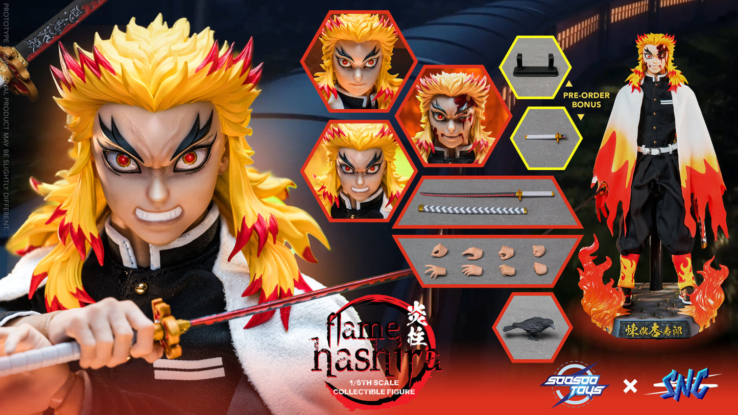 Pedido Figura Flame Hashira marca Soosootoys x SNC SC-001 escala 1/6