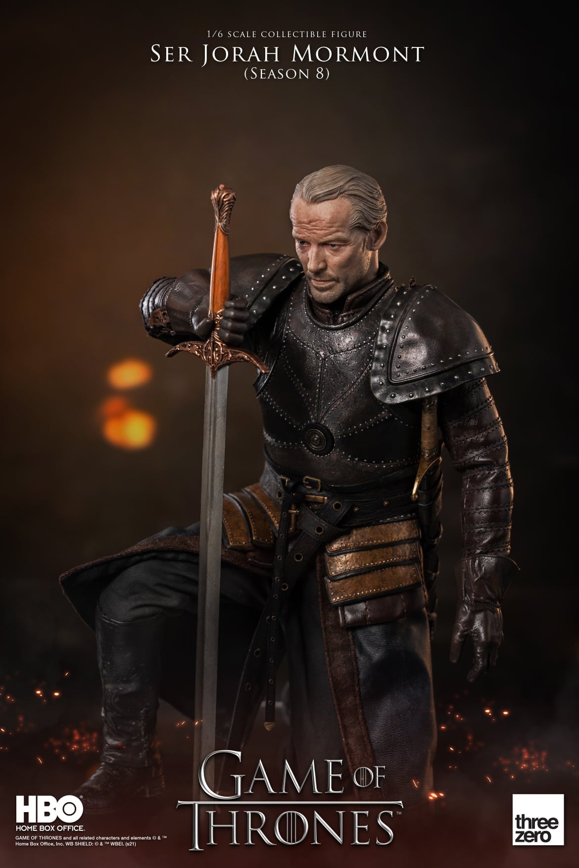 Pedido Figura Ser Jorah Mormont - Game of Thrones Season 8 marca Threezero 3Z0141 escala 1/6