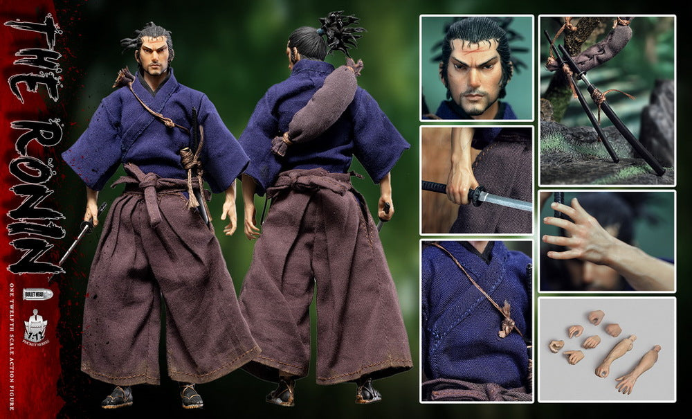 Pedido Figura (limitado) The Ronin marca Bullet Head BH007 escala pequeña 1/12