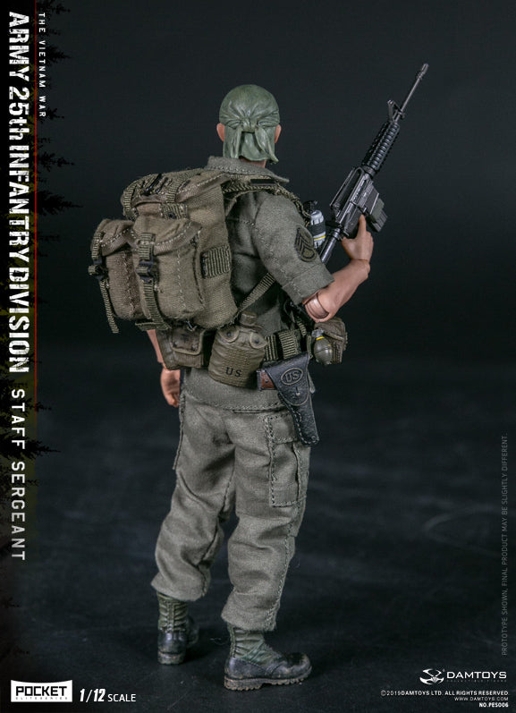 Pedido Figura Army 25th Infantry Division - Private Staff Sergeant marca Damtoys PES006 escala pequeña 1/12