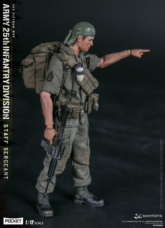 Pedido Figura Army 25th Infantry Division - Private Staff Sergeant marca Damtoys PES006 escala pequeña 1/12