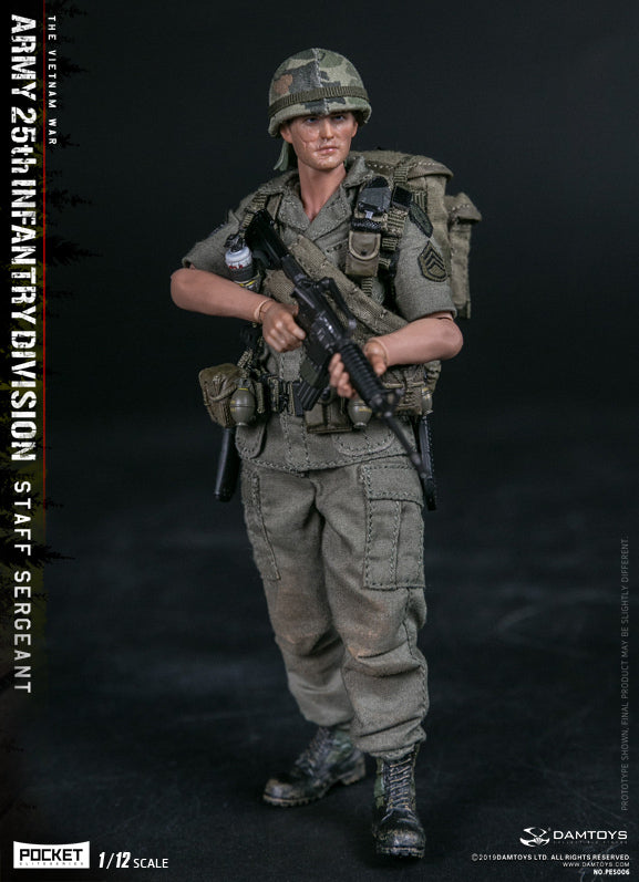 Pedido Figura Army 25th Infantry Division - Private Staff Sergeant marca Damtoys PES006 escala pequeña 1/12