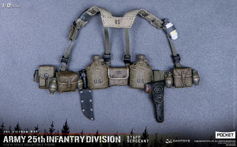 Pedido Figura Army 25th Infantry Division - Private Staff Sergeant marca Damtoys PES006 escala pequeña 1/12