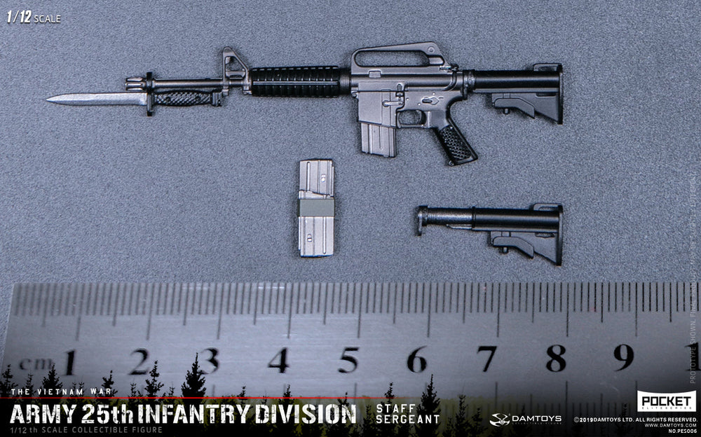 Pedido Figura Army 25th Infantry Division - Private Staff Sergeant marca Damtoys PES006 escala pequeña 1/12