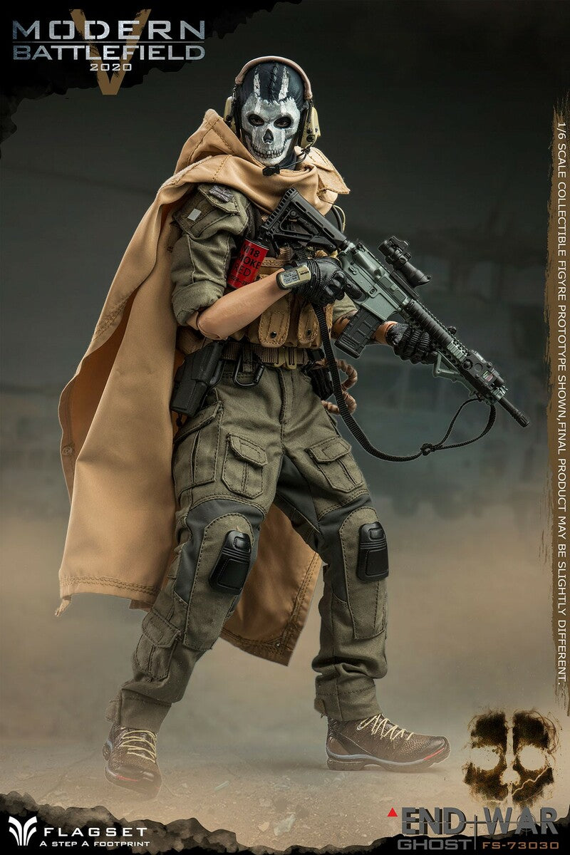 Preventa Figura Ghost - End War V marca Flagset FS-73030 escala 1/6 (relanzamiento)