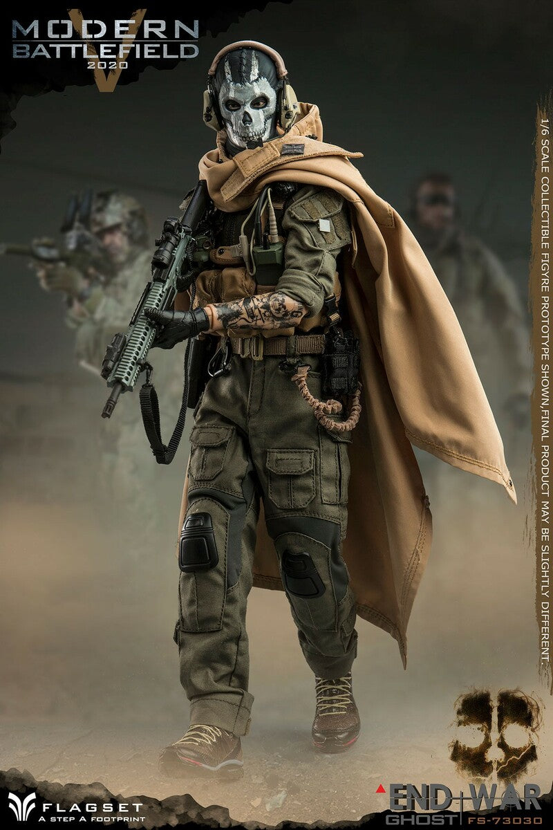 Preventa Figura Ghost - End War V marca Flagset FS-73030 escala 1/6 (relanzamiento)