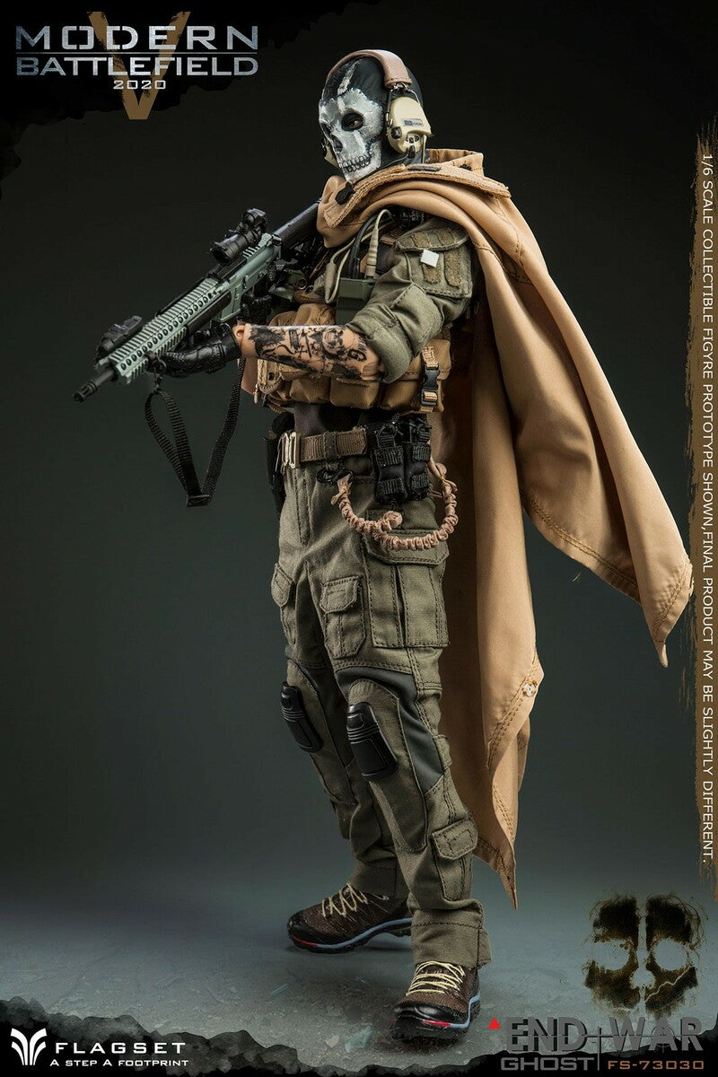 Preventa Figura Ghost - End War V marca Flagset FS-73030 escala 1/6 (relanzamiento)