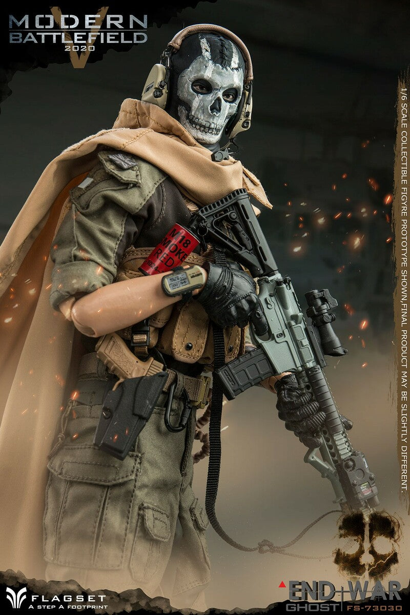 Preventa Figura Ghost - End War V marca Flagset FS-73030 escala 1/6 (relanzamiento)