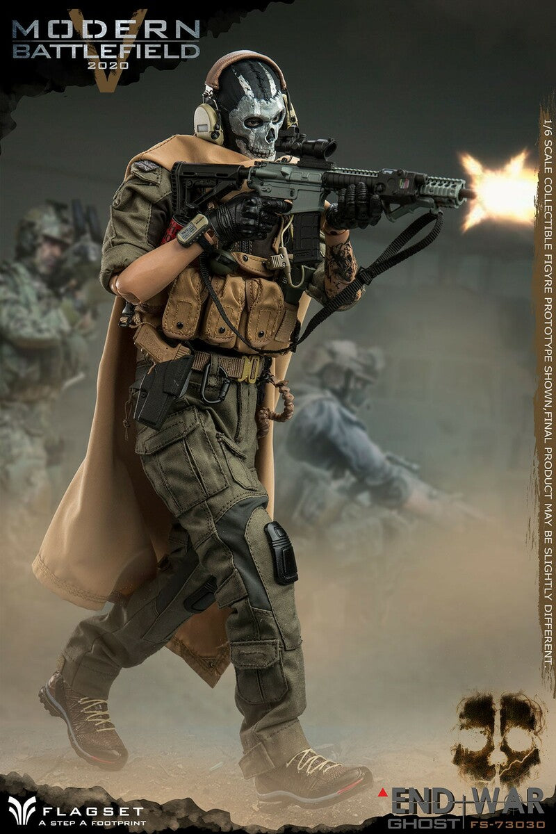 Preventa Figura Ghost - End War V marca Flagset FS-73030 escala 1/6 (relanzamiento)
